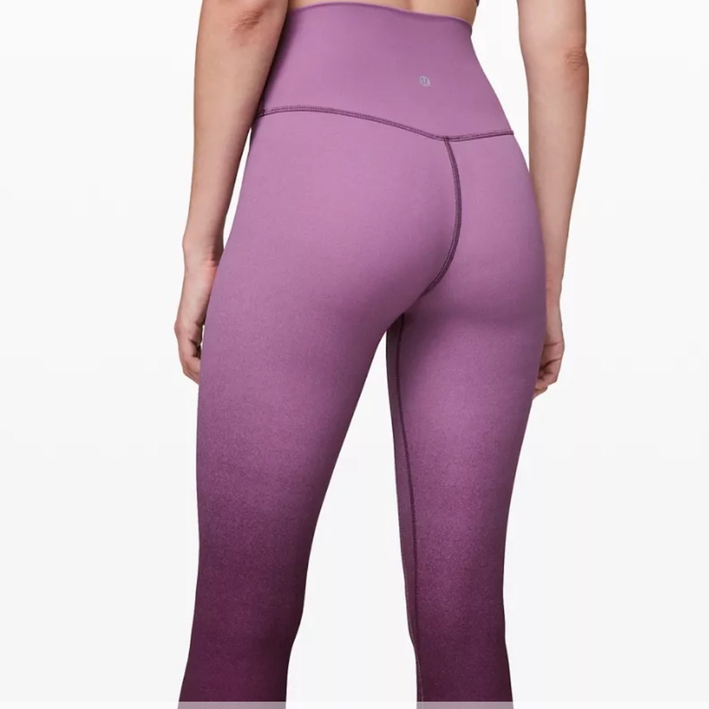 lululemon athletica Purple Ombre High-Rise Leggings